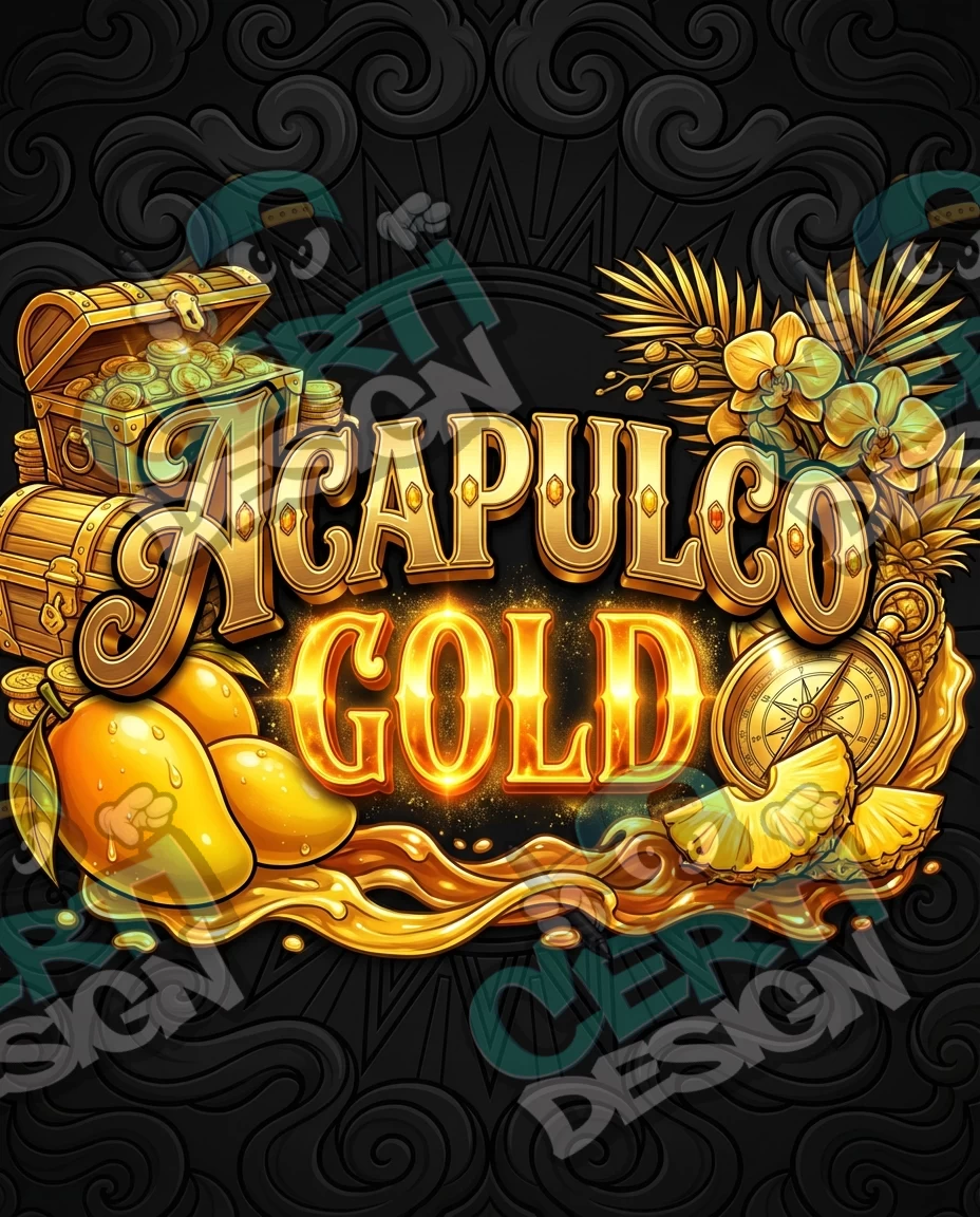 Acapulco Gold Pre-Made 3.5g Mylar Bags