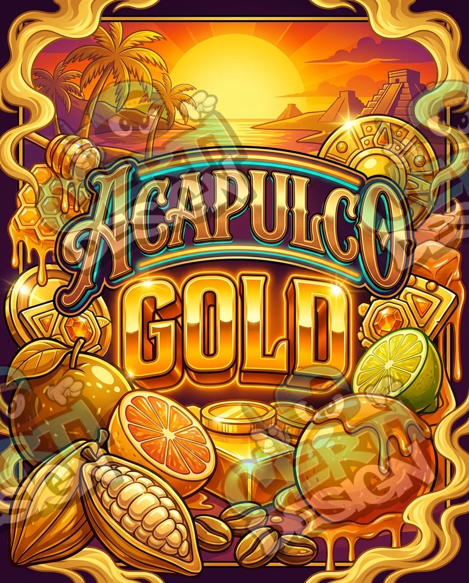 Acapulco Gold Pre-Made 3.5g Mylar Bags