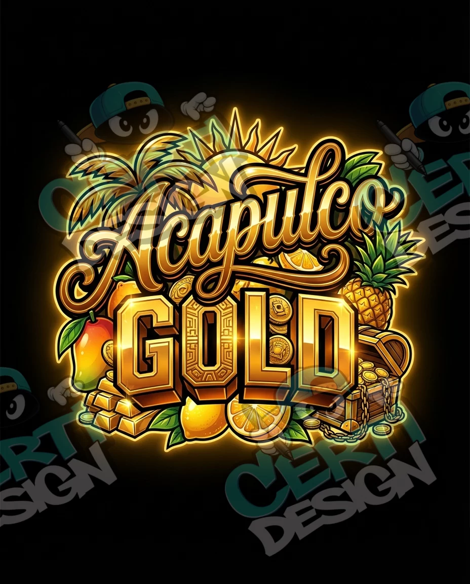 Acapulco Gold Pre-Made 3.5g Mylar Bags