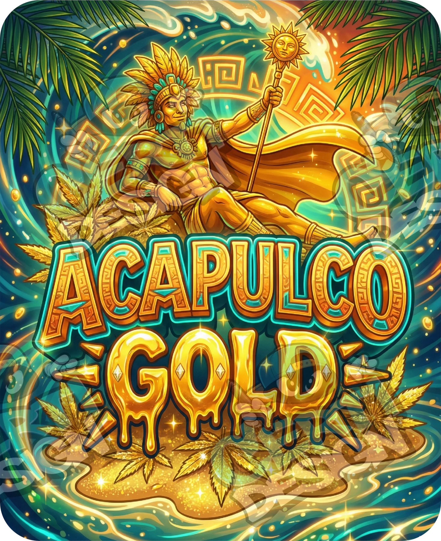 Acapulco Gold Pre-Made 3.5g Mylar Bags