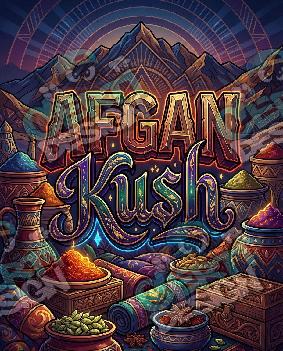 Afgan Kush Pre-Made 3.5g Mylar Bags