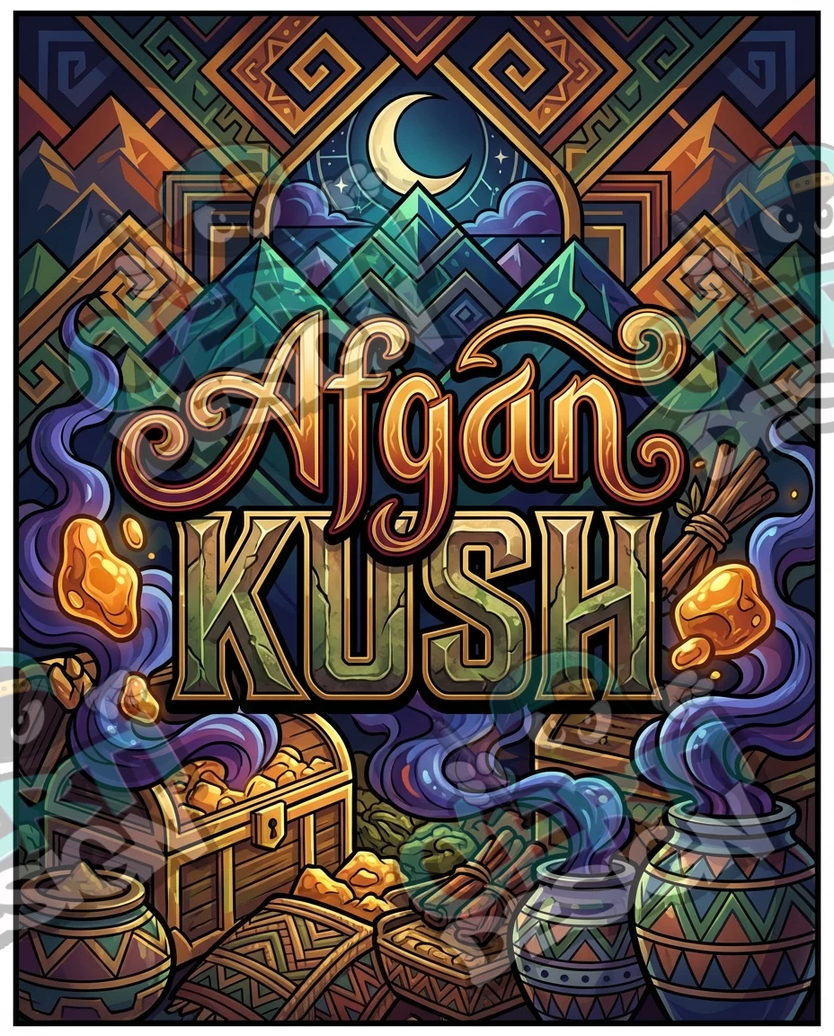 Afgan Kush Pre-Made 3.5g Mylar Bags