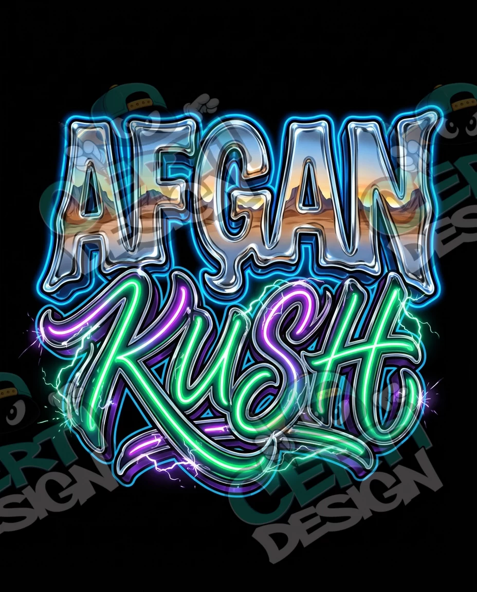 Afgan Kush Pre-Made 3.5g Mylar Bags