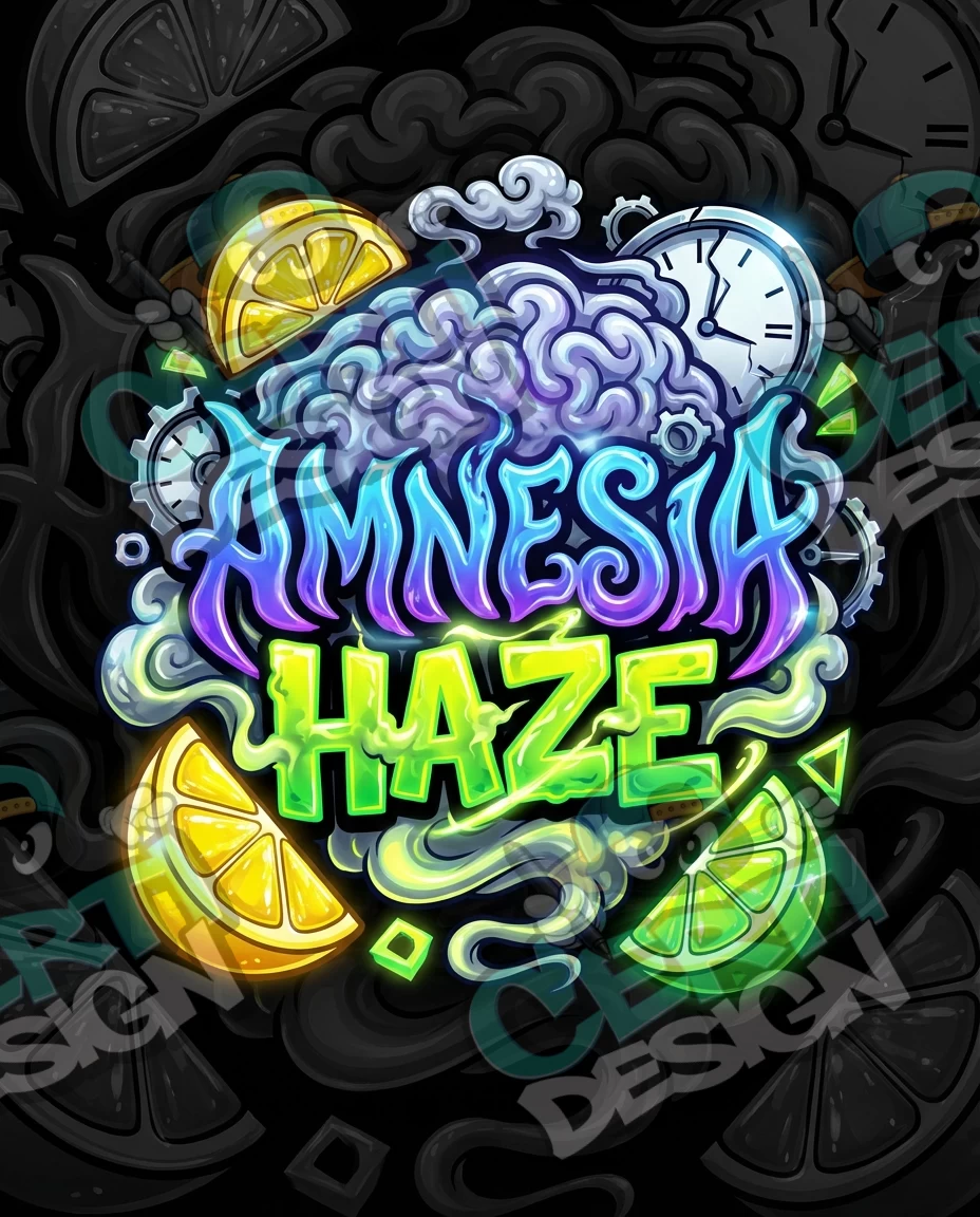 Amnesia Haze Pre-Made 3.5g Mylar Bags