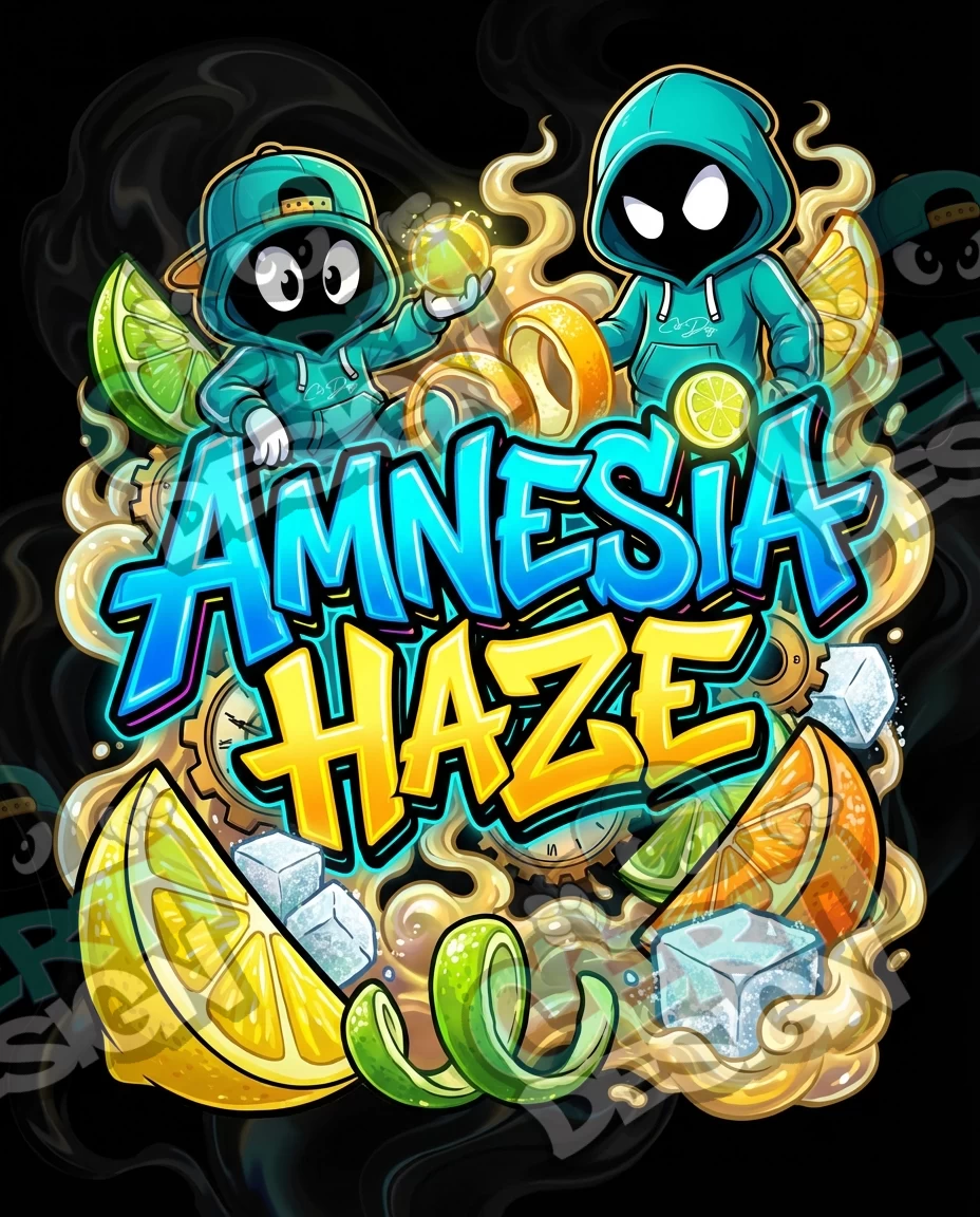 Amnesia Haze Pre-Made 3.5g Mylar Bags