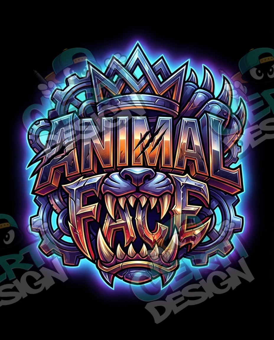 Animal Face Pre-Made 3.5g Mylar Bags