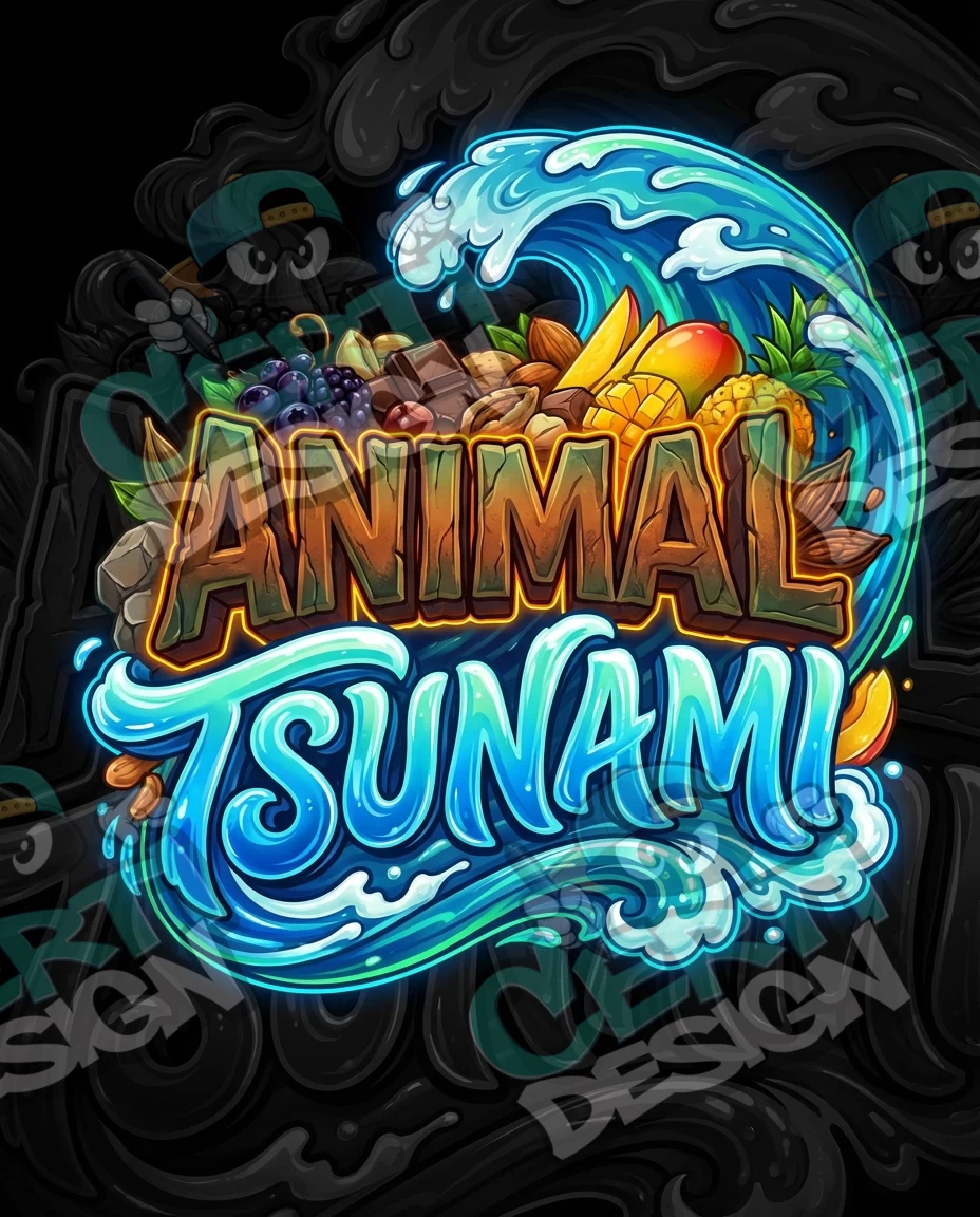Animal Tsunami Pre-Made 3.5g Mylar Bags