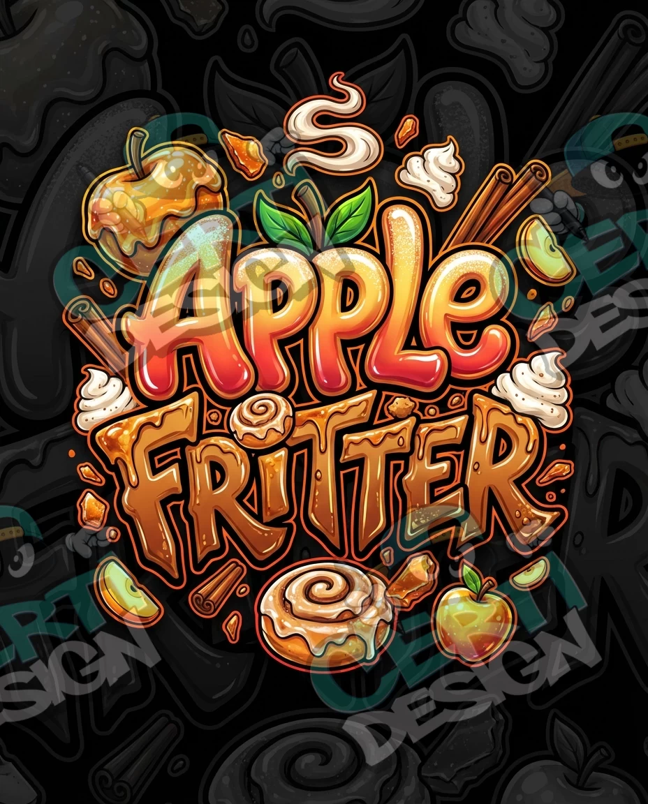 Apple Fritter Pre-Made 3.5g Mylar Bags