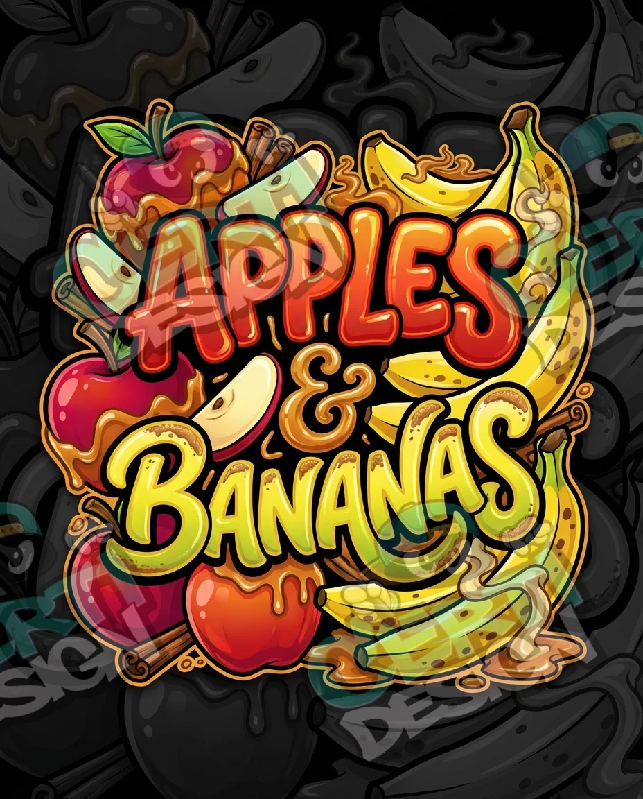 Apples & Bananas Pre-Made 3.5g Mylar Bags