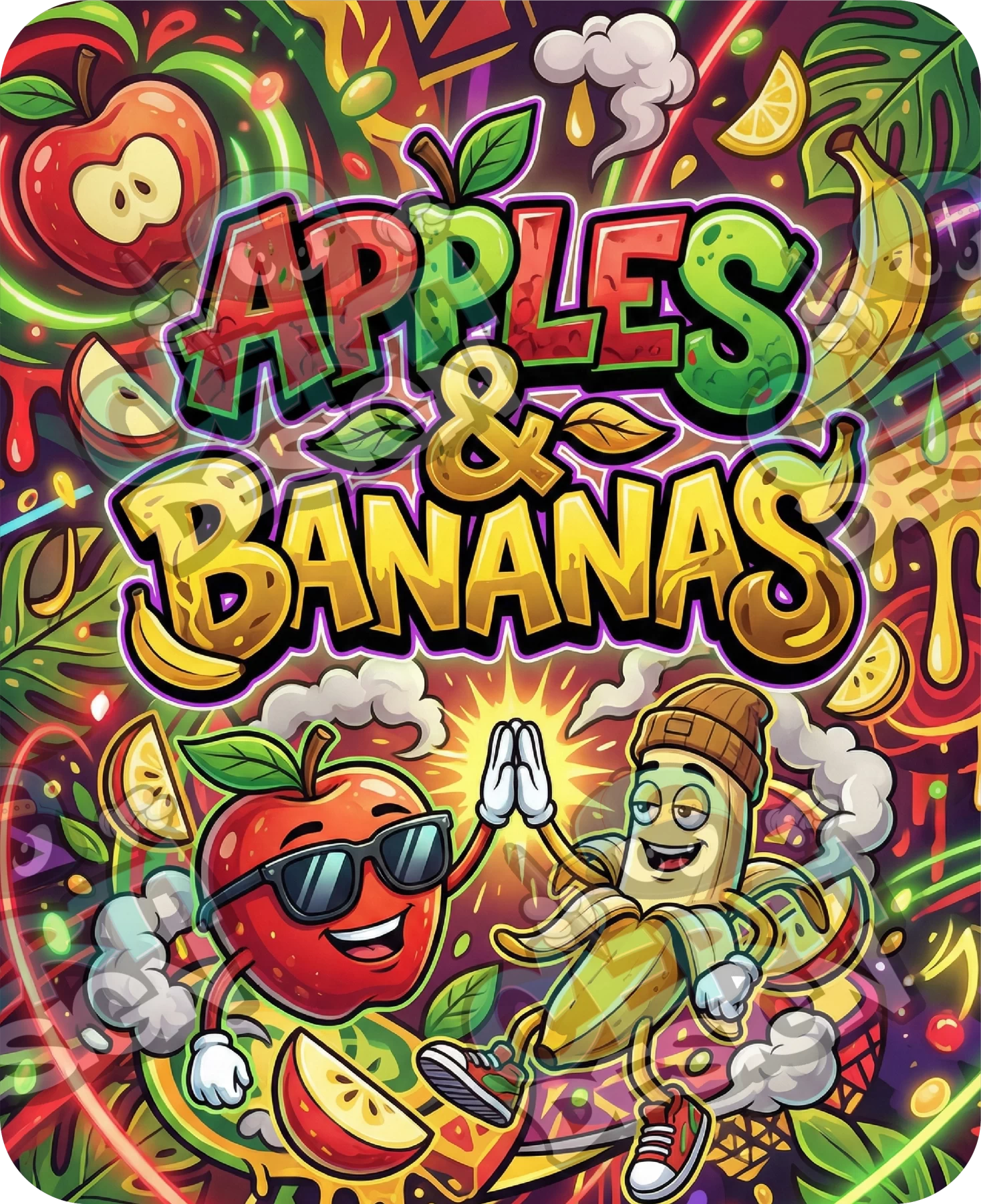 Apples & Bananas Pre-Made 3.5g Mylar Bags