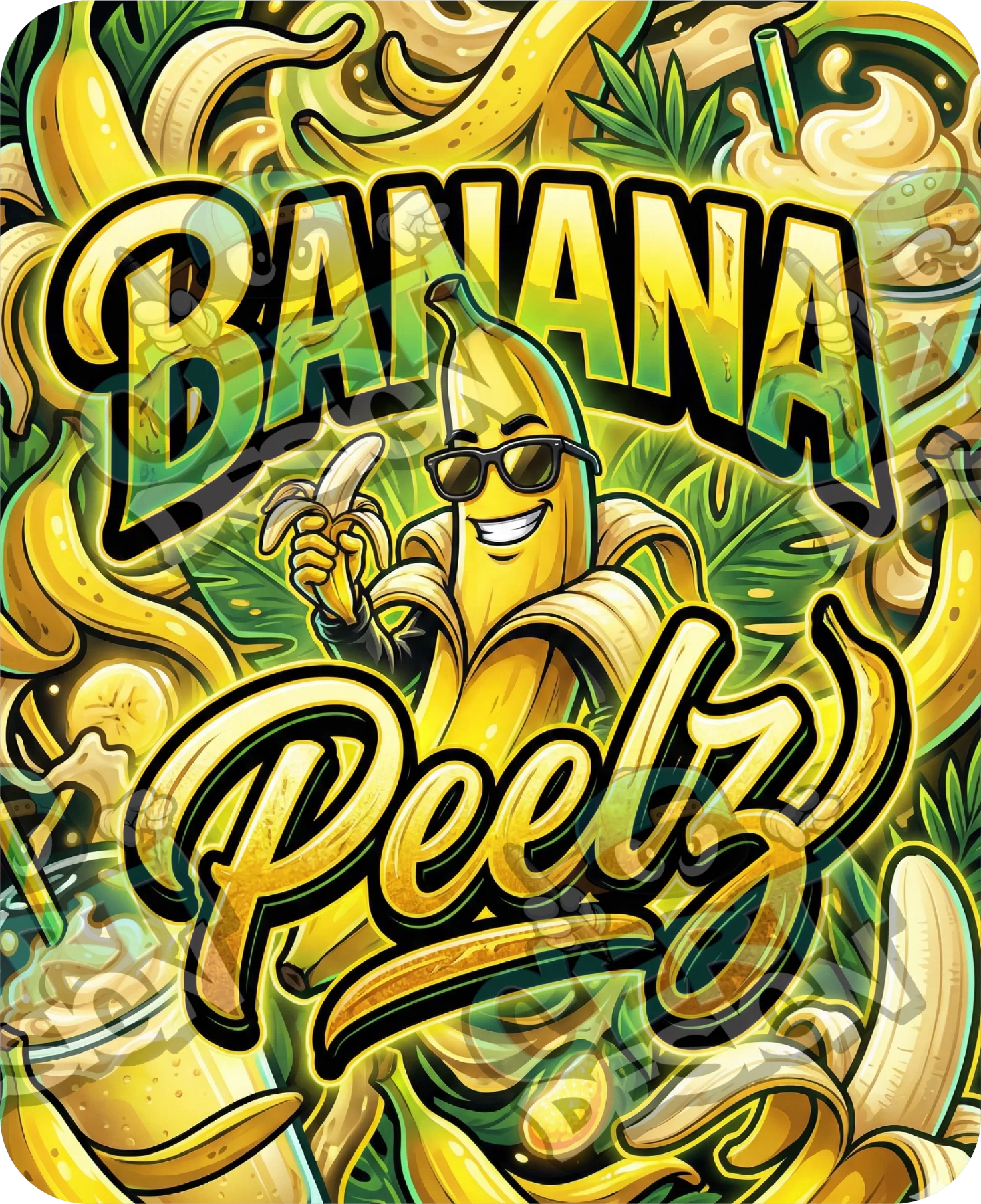 Banana Peelz Pre-Made 3.5g Mylar Bags