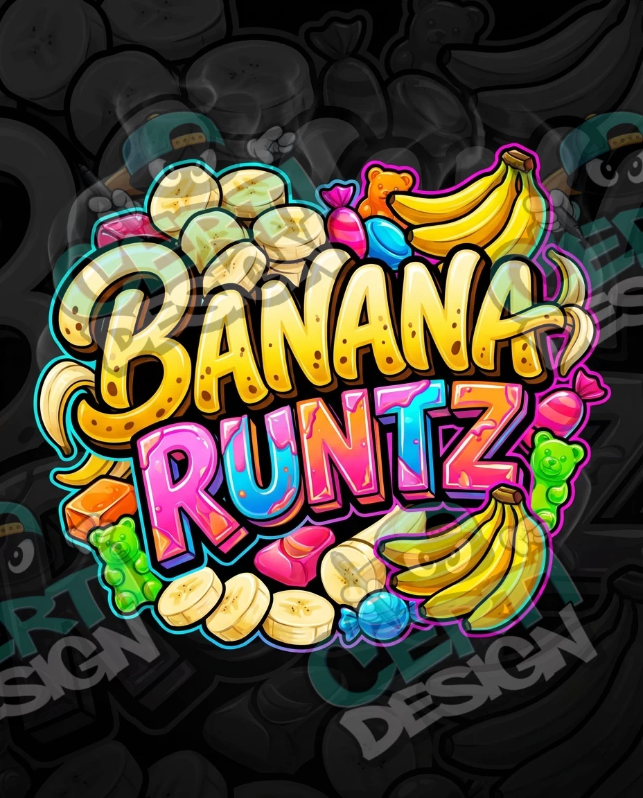 Banana Runtz Pre-Made 3.5g Mylar Bags