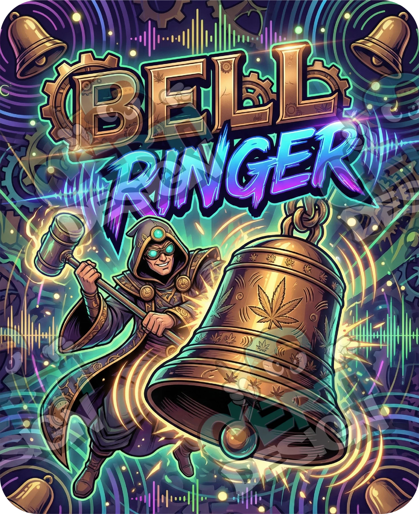 Bell Ringer Pre-Made 3.5g Mylar Bags