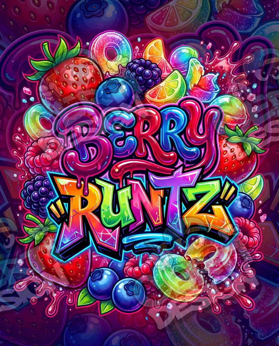Berry Runtz Pre-Made 3.5g Mylar Bags
