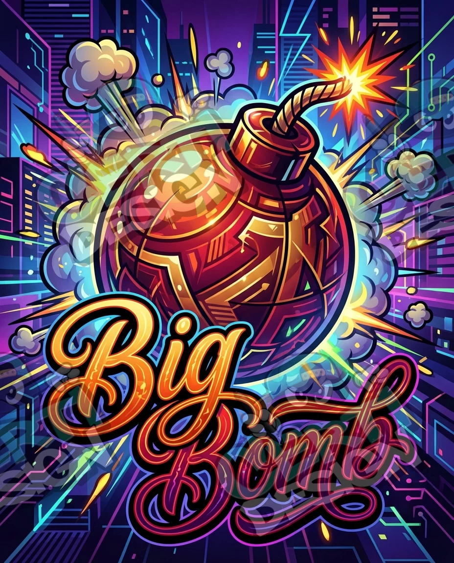 Big Bomb Pre-Made 3.5g Mylar Bags
