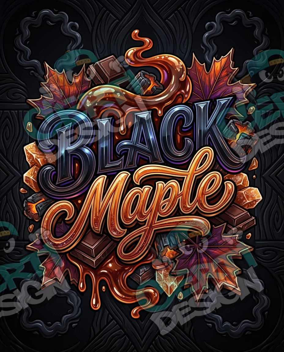 Black Maple Pre-Made 3.5g Mylar Bags