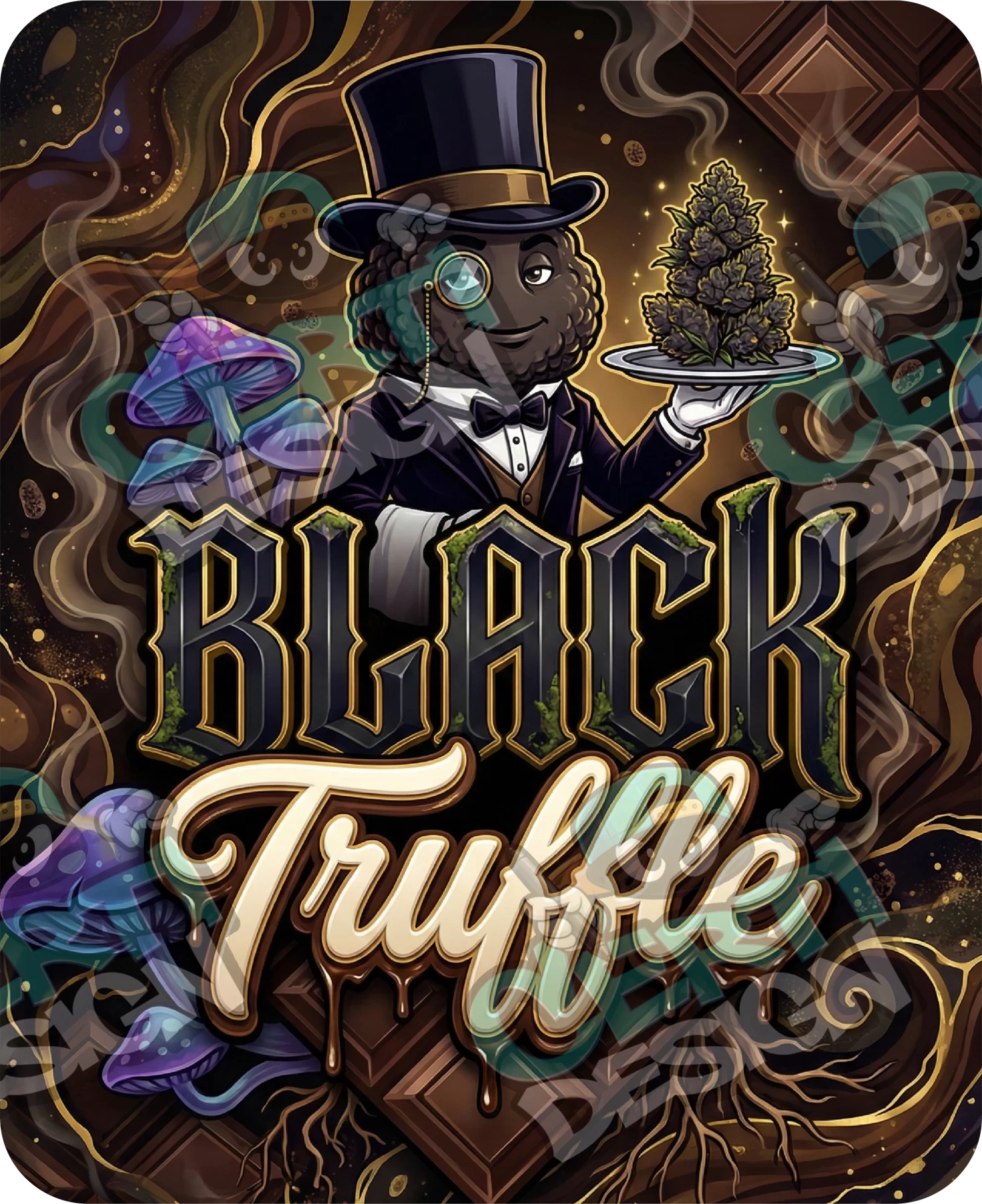 Black Truffle Pre-Made 3.5g Mylar Bags