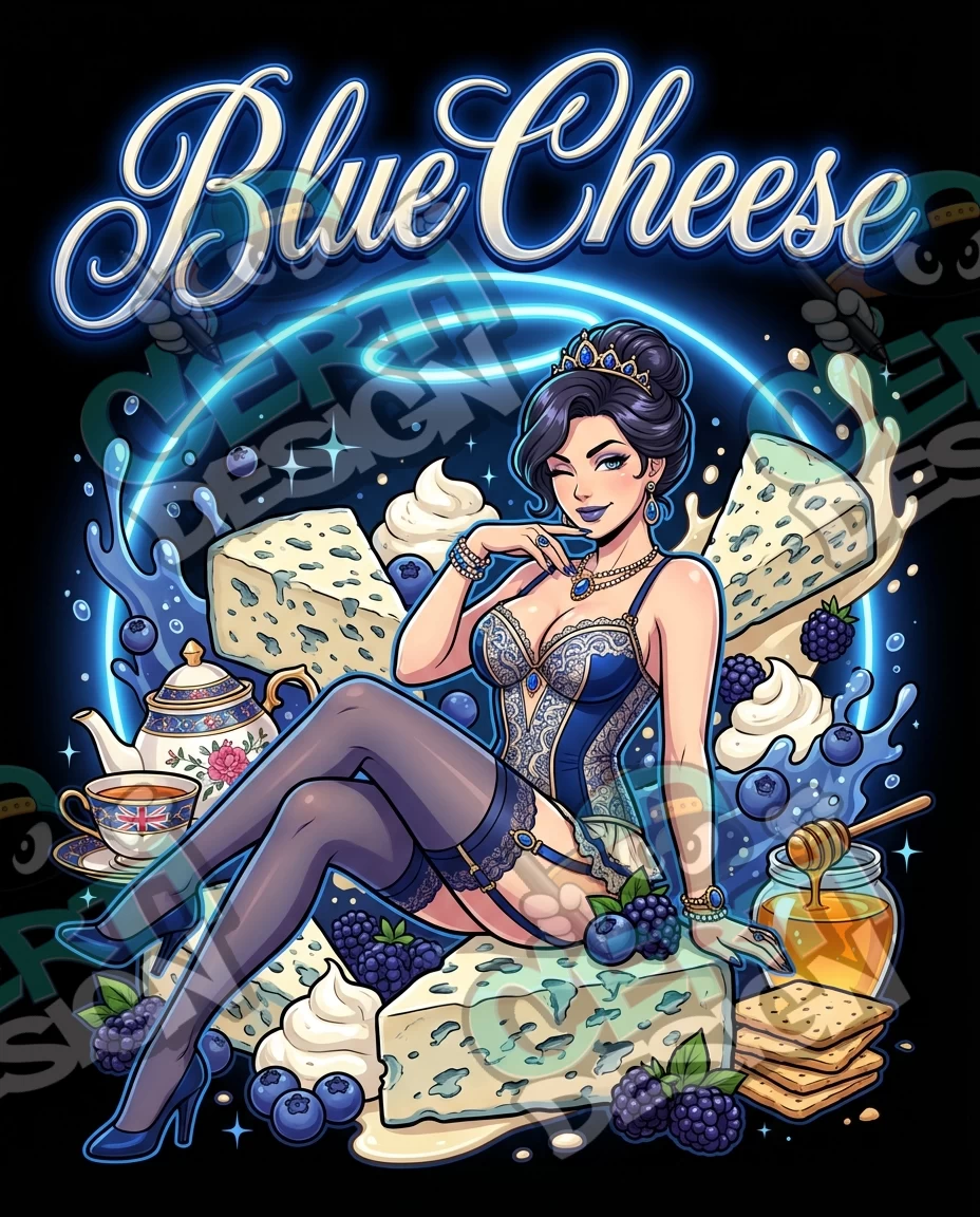 Blue Cheese Pre-Made 3.5g Mylar Bags