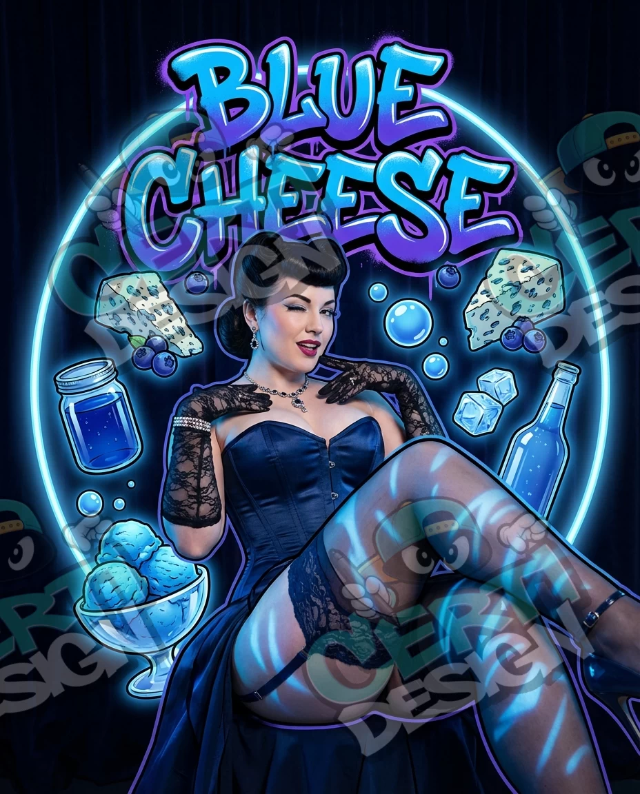Blue Cheese Pre-Made 3.5g Mylar Bags