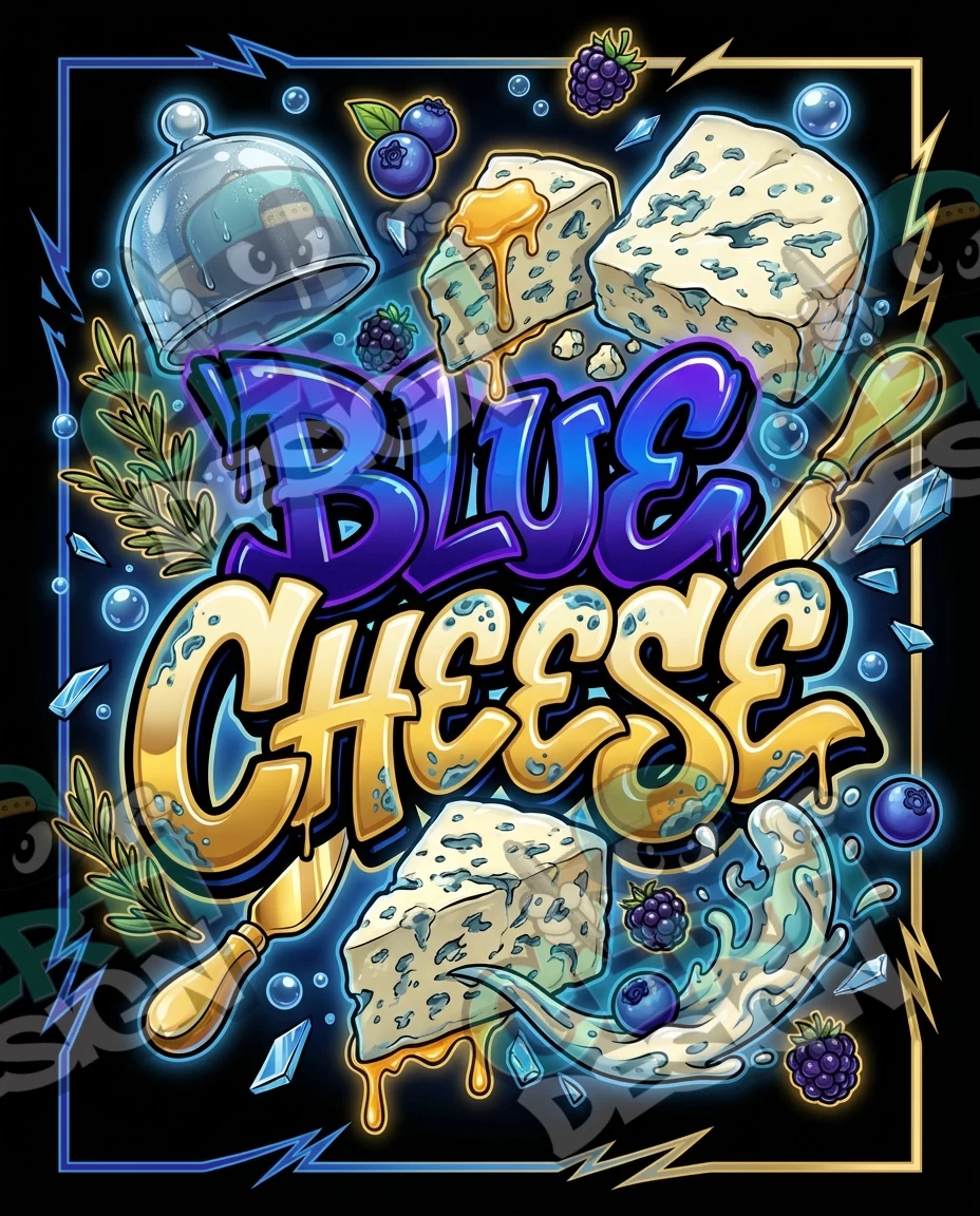 Blue Cheese Pre-Made 3.5g Mylar Bags