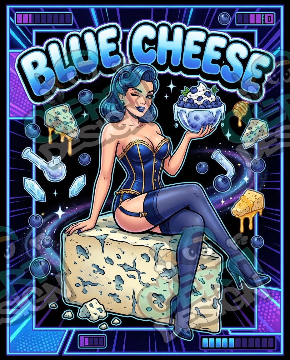 Blue Cheese 12 Pre-Made 3.5g Mylar Bags