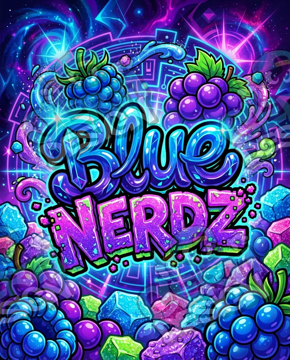 Blue Nerdz Pre-Made 3.5g Mylar Bags