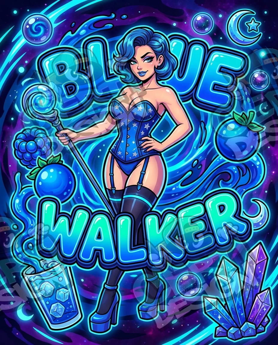 Blue Walker Pre-Made 3.5g Mylar Bags