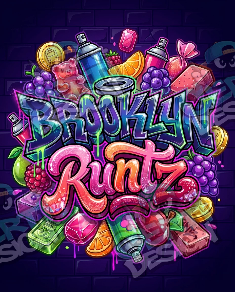 Brooklyn Runtz Pre-Made 3.5g Mylar Bags