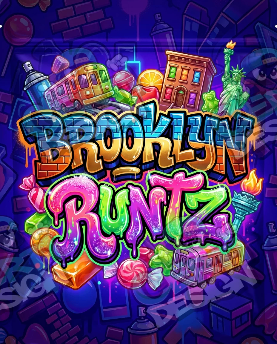 Brooklyn Runtz Pre-Made 3.5g Mylar Bags