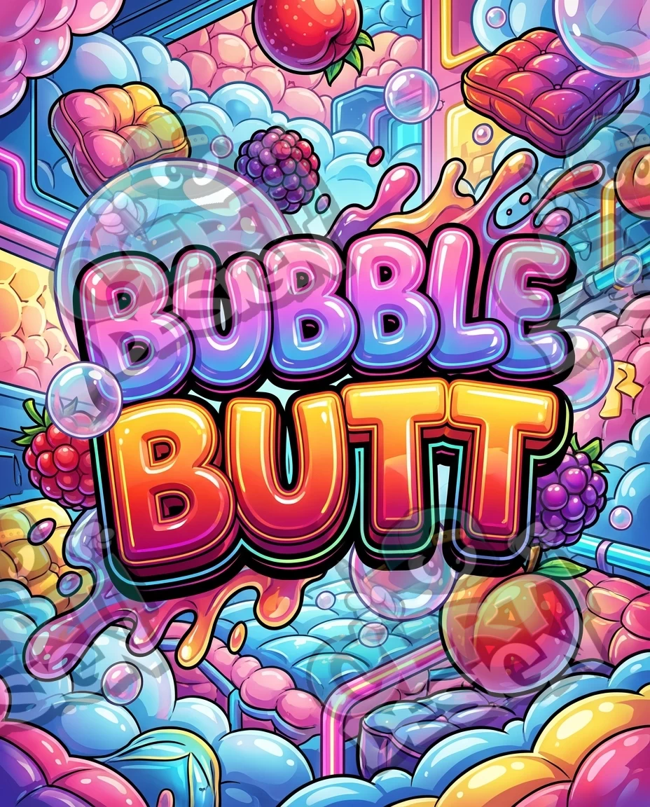 Bubble Butt Pre-Made 3.5g Mylar Bags