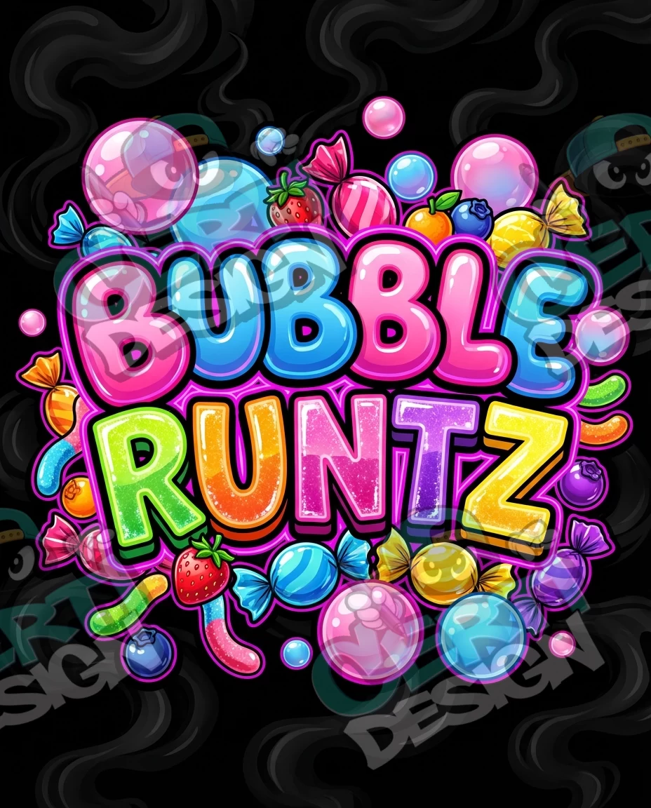 Bubble Runtz Pre-Made 3.5g Mylar Bags