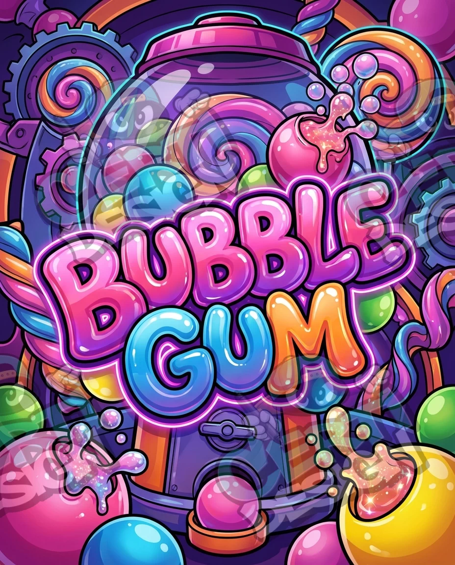 Bubblegum Pre-Made 3.5g Mylar Bags