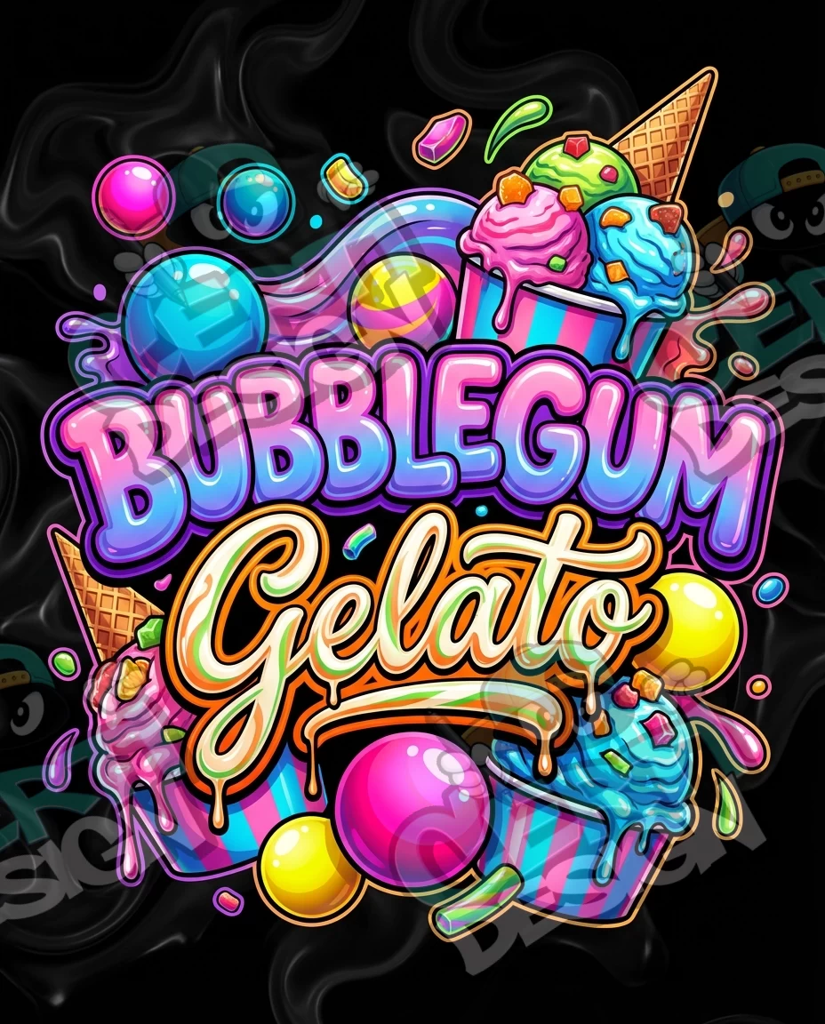 Bubblegum Gelato Pre-Made 3.5g Mylar Bags