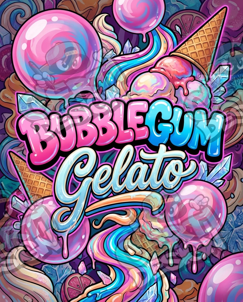 Bubblegum Gelato Pre-Made 3.5g Mylar Bags