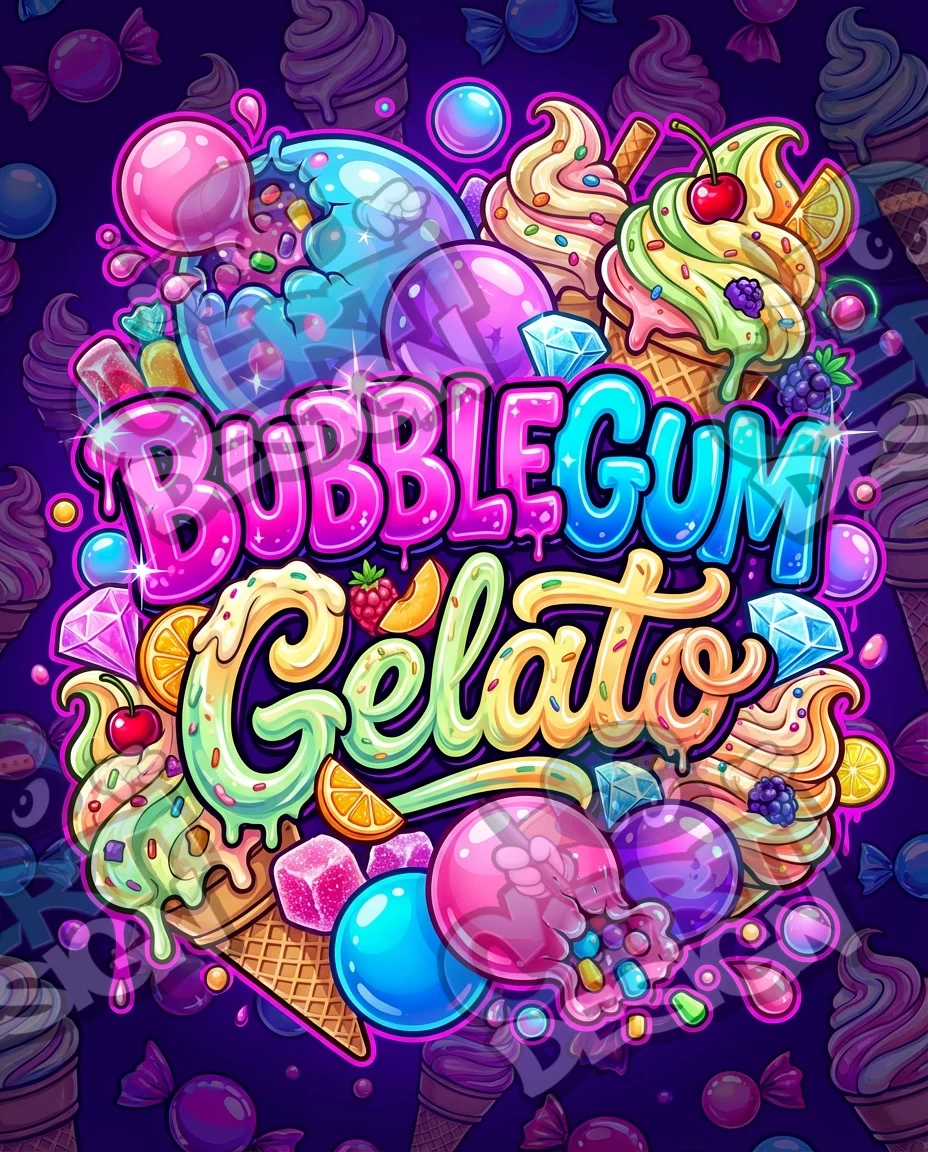 Bubblegum Gelato Pre-Made 3.5g Mylar Bags