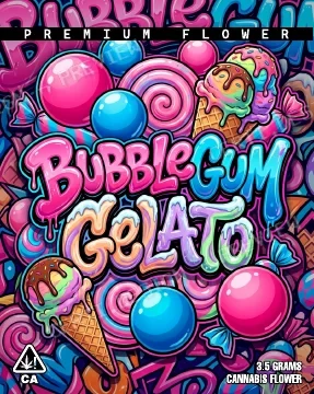Bubblegum Gelato Pre-Made 3.5g Mylar Bags