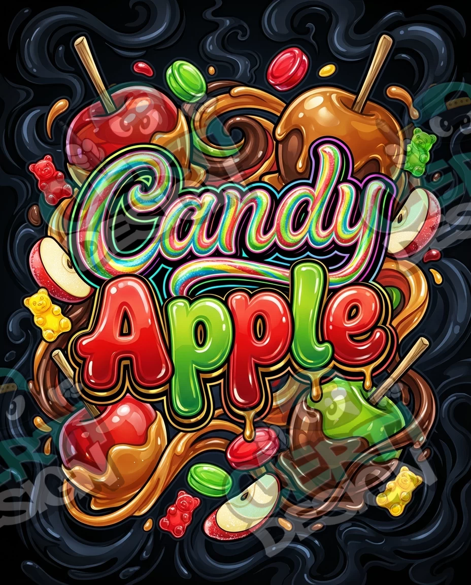 Candy Apple Pre-Made 3.5g Mylar Bags