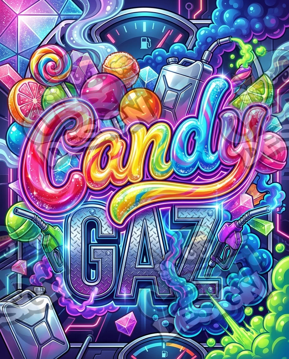 Candy Gaz Pre-Made 3.5g Mylar Bags