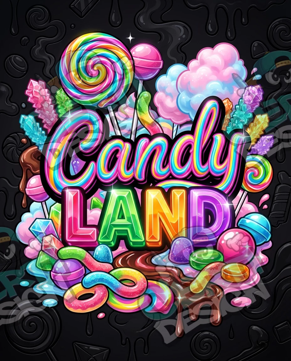 Candyland Pre-Made 3.5g Mylar Bags