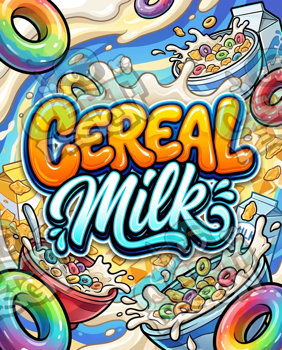 Cereal Milk Pre-Made 3.5g Mylar Bags