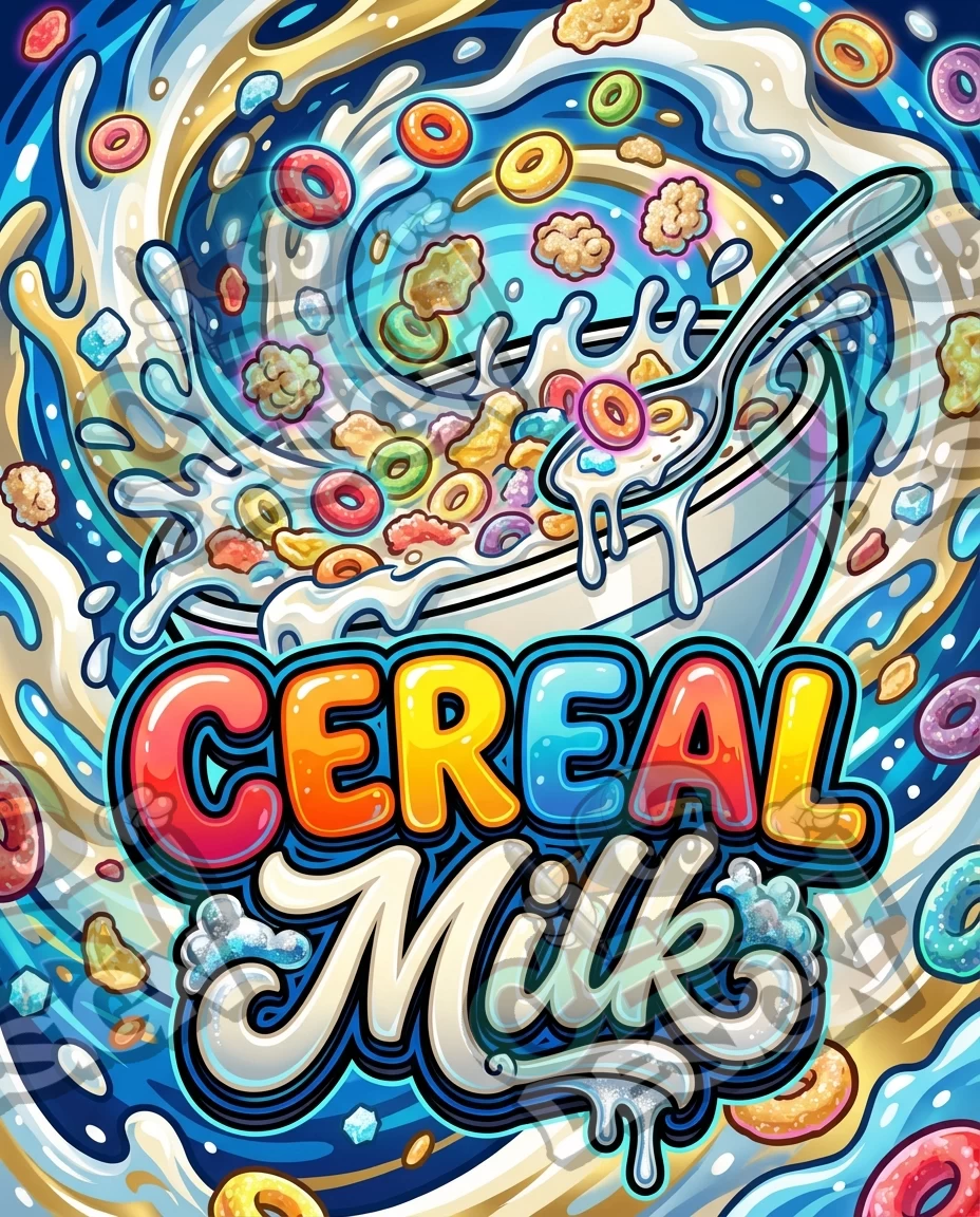 Cereal Milk Pre-Made 3.5g Mylar Bags