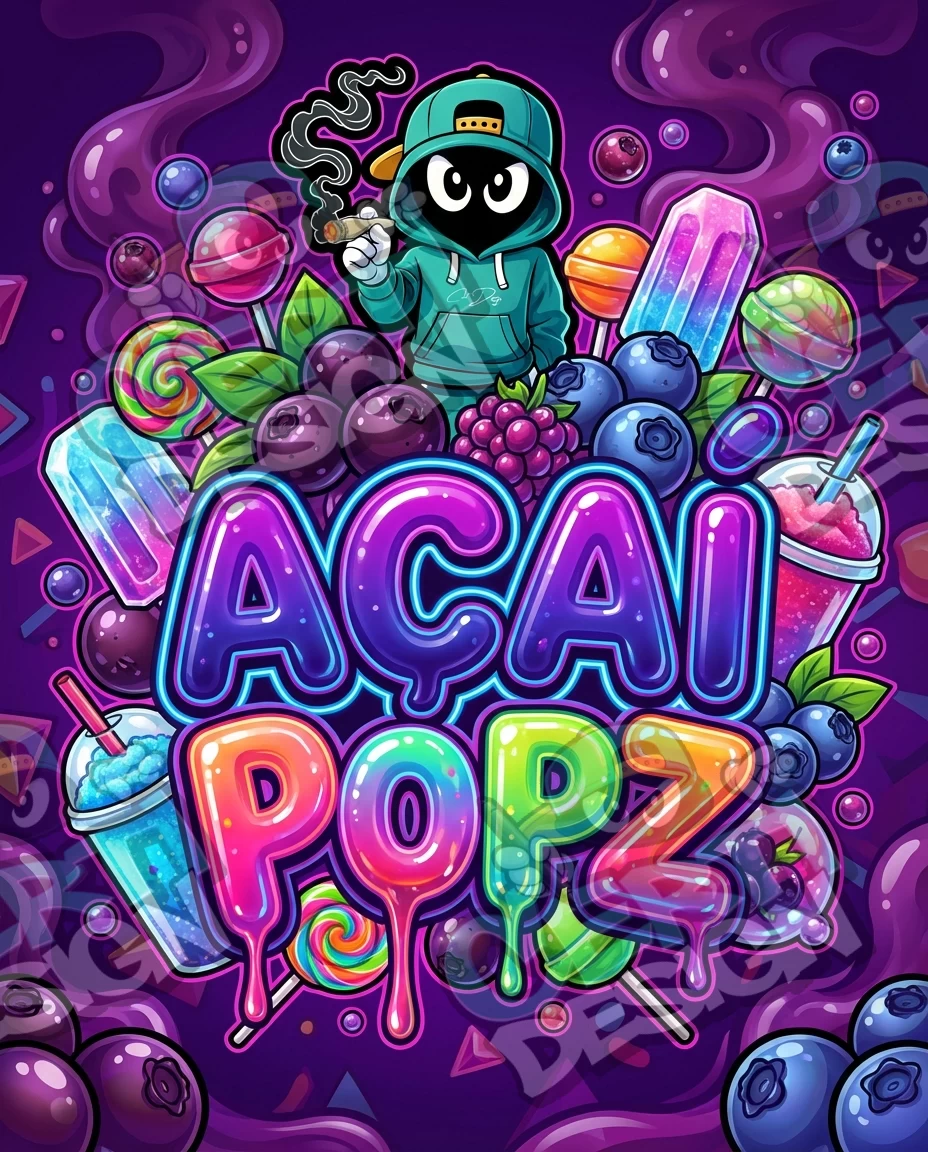 Certi Acai Popz Pre-Made 3.5g Mylar Bags