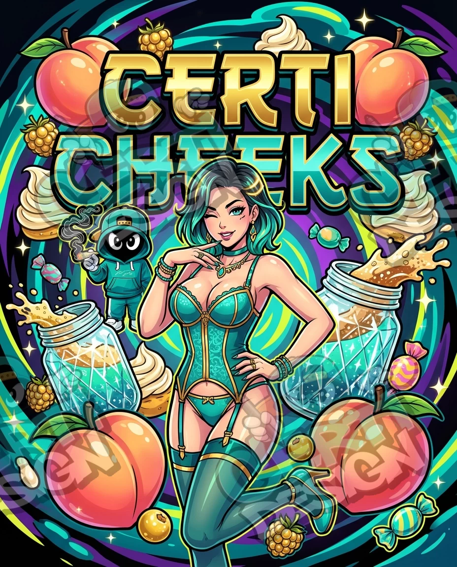 Certi Cheeks Pre-Made 3.5g Mylar Bags