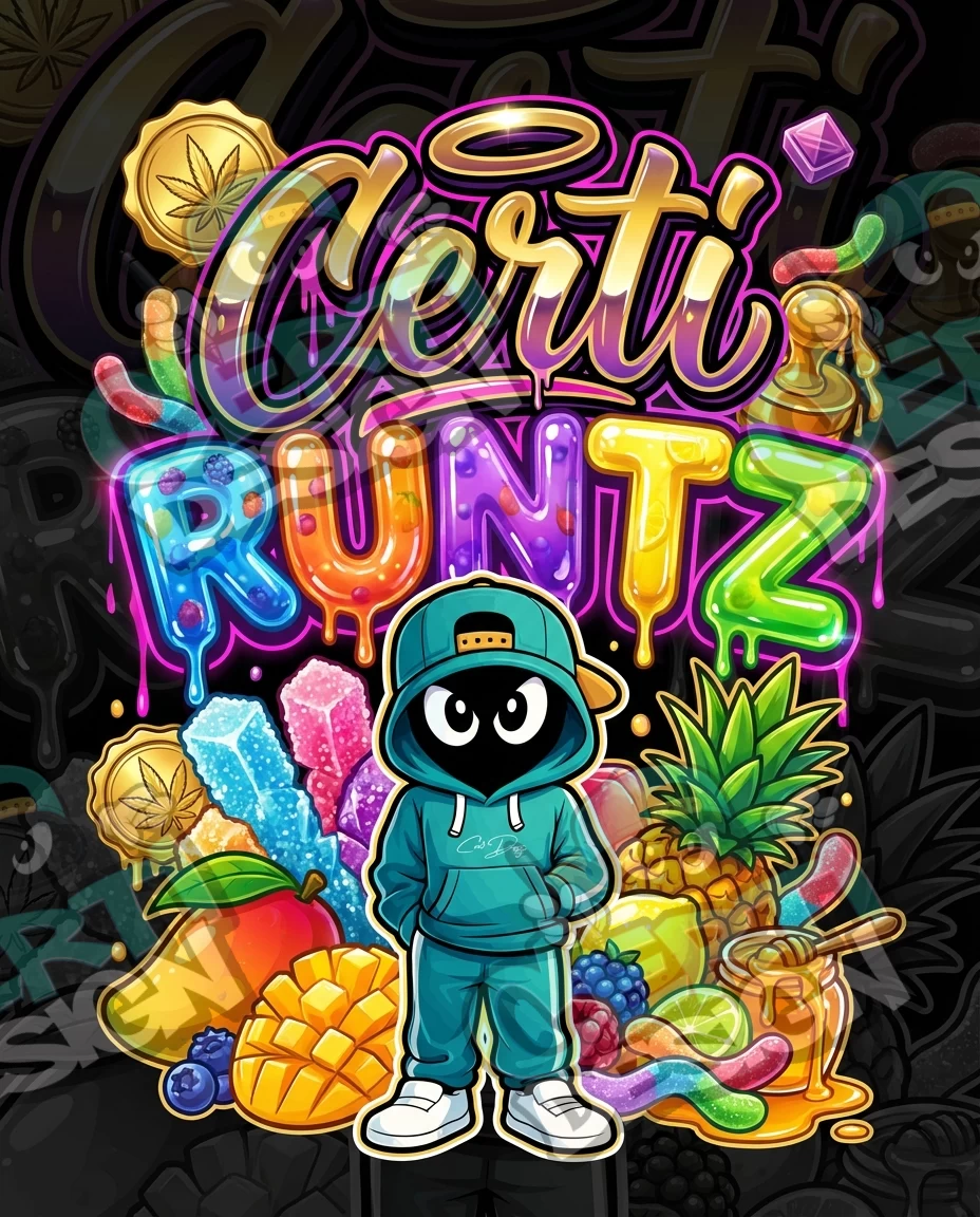 Certi Runtz Pre-Made 3.5g Mylar Bags