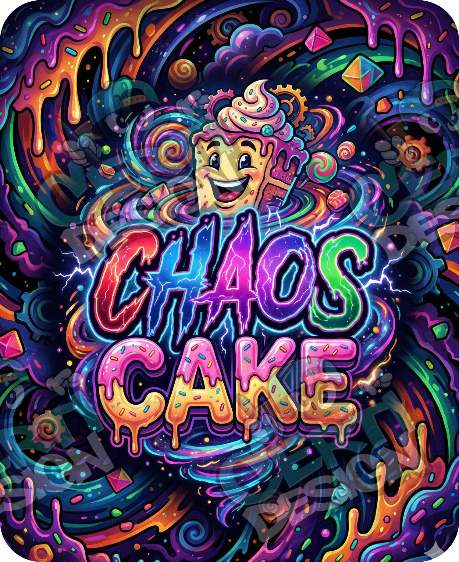 Chaos Cake Pre-Made 3.5g Mylar Bags