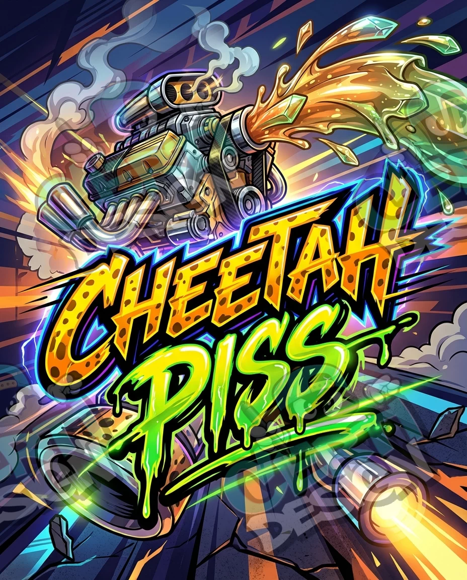 Cheetah Piss Pre-Made 3.5g Mylar Bags