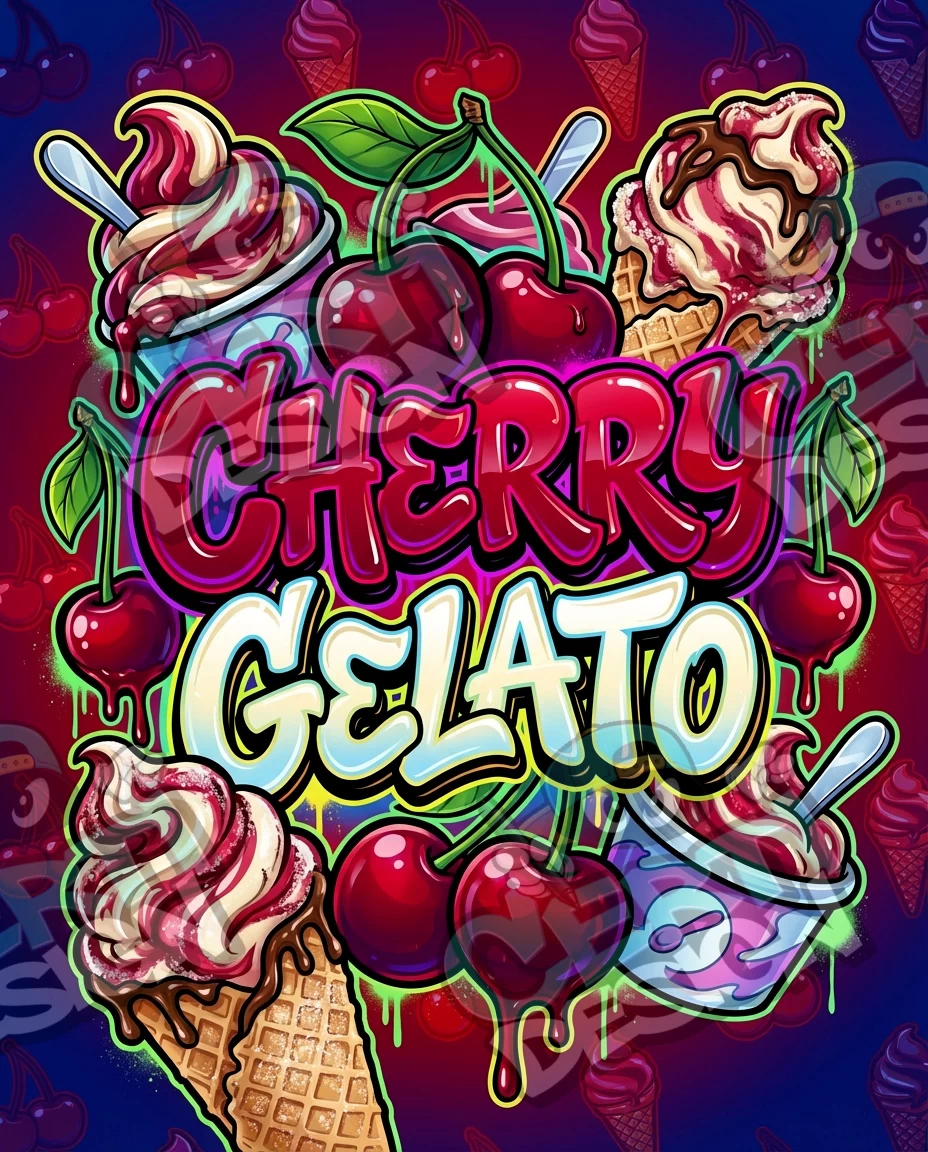 Cherry Gelato Pre-Made 3.5g Mylar Bags