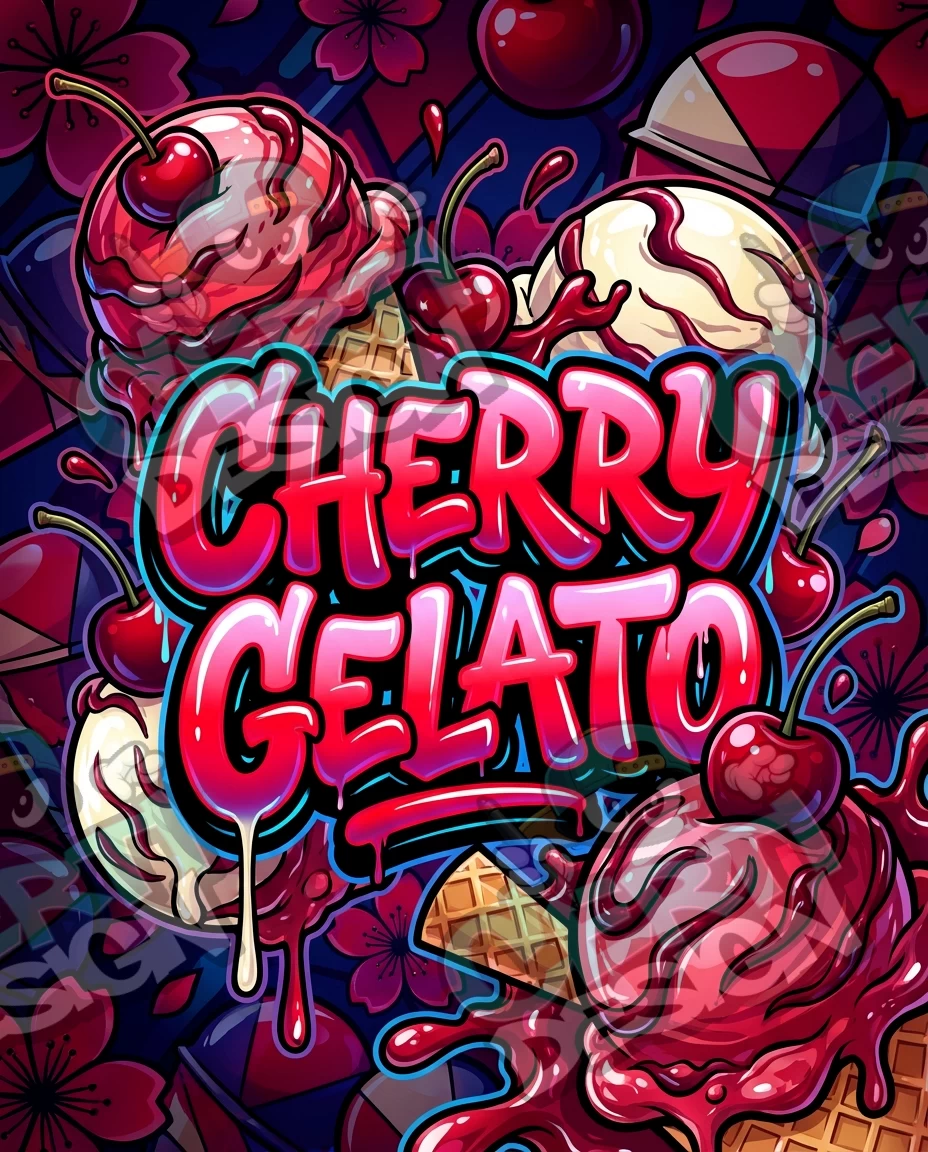 Cherry Gelato Pre-Made 3.5g Mylar Bags