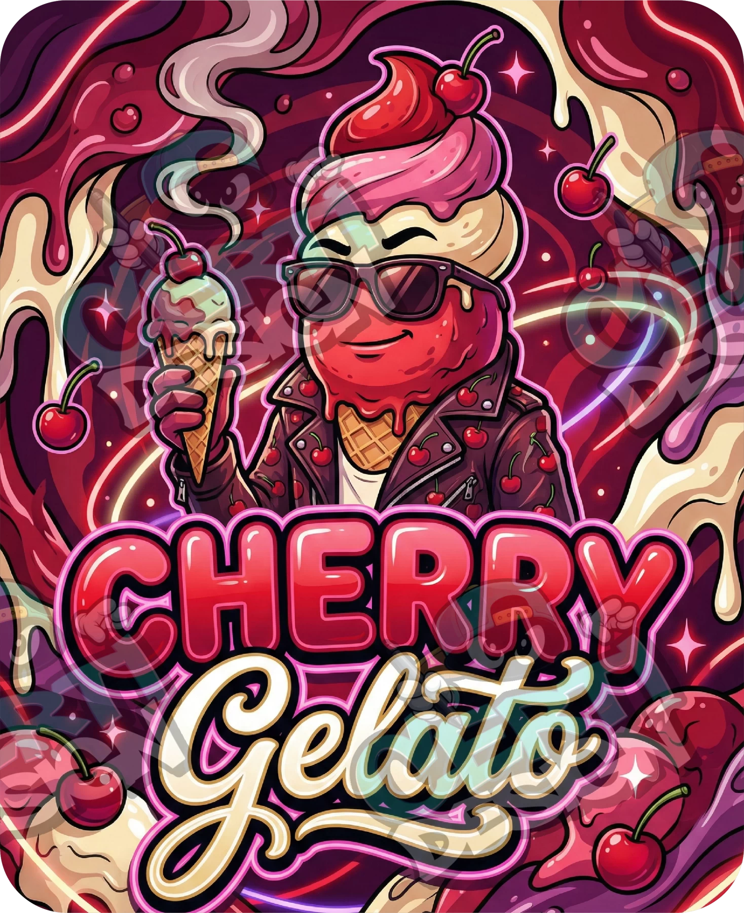 Cherry Gelato Pre-Made 3.5g Mylar Bags