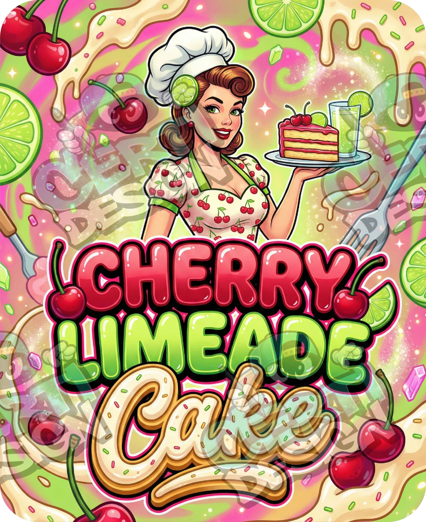 Cherry Limead Cake Pre-Made 3.5g Mylar Bags